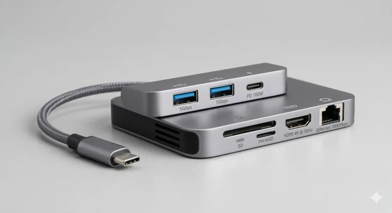 Hub USB-C 7 em 1