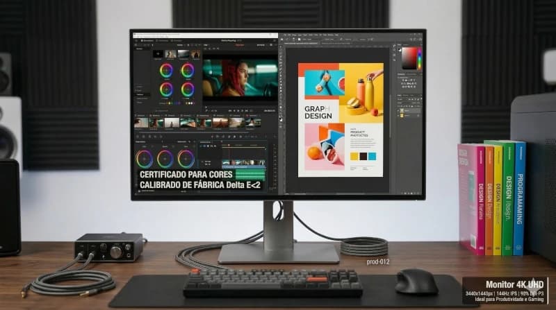 Monitor 4K 27" IPS Profissional