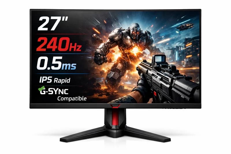 Monitor Gamer 27" 240Hz