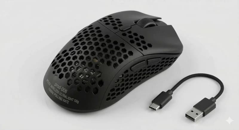 Mouse Wireless Ultralight 58g - Imagem 2